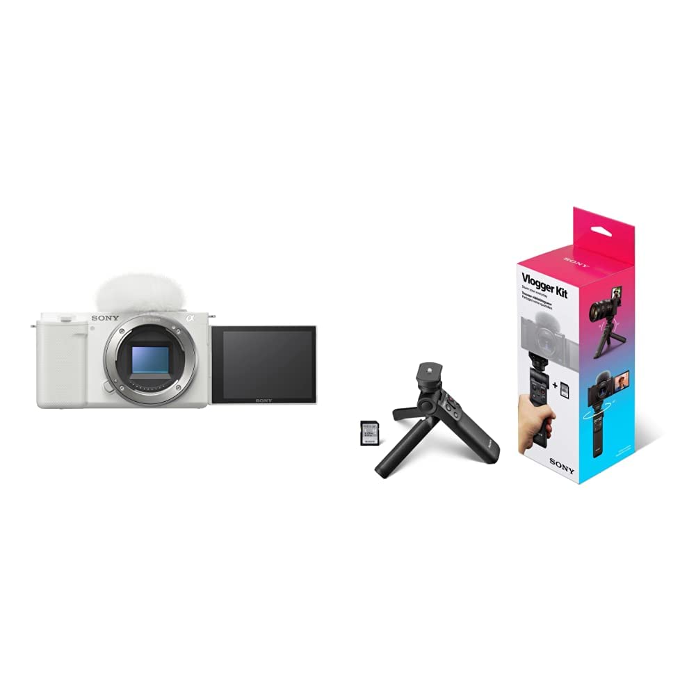 Sony Alpha ZV-E10 - APS-C Interchangeable Lens Mirrorless Vlog Camera Kit - Black