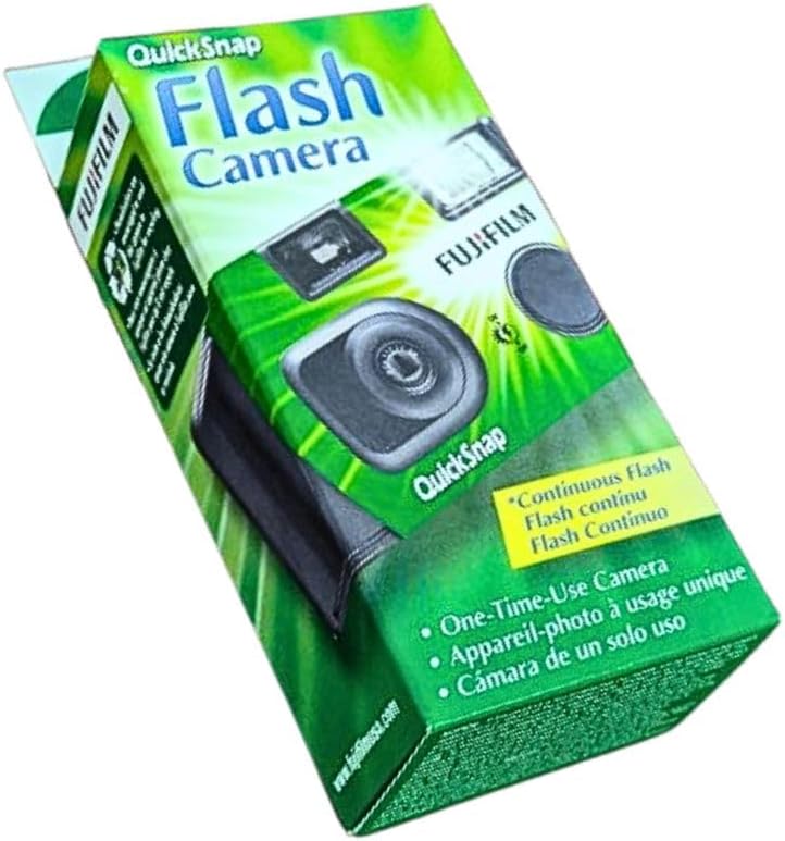 Fujifilm QuickSnap Flash 400 One Time Use 35mm Camera with Flash, 27 Exposures (20 Pack)