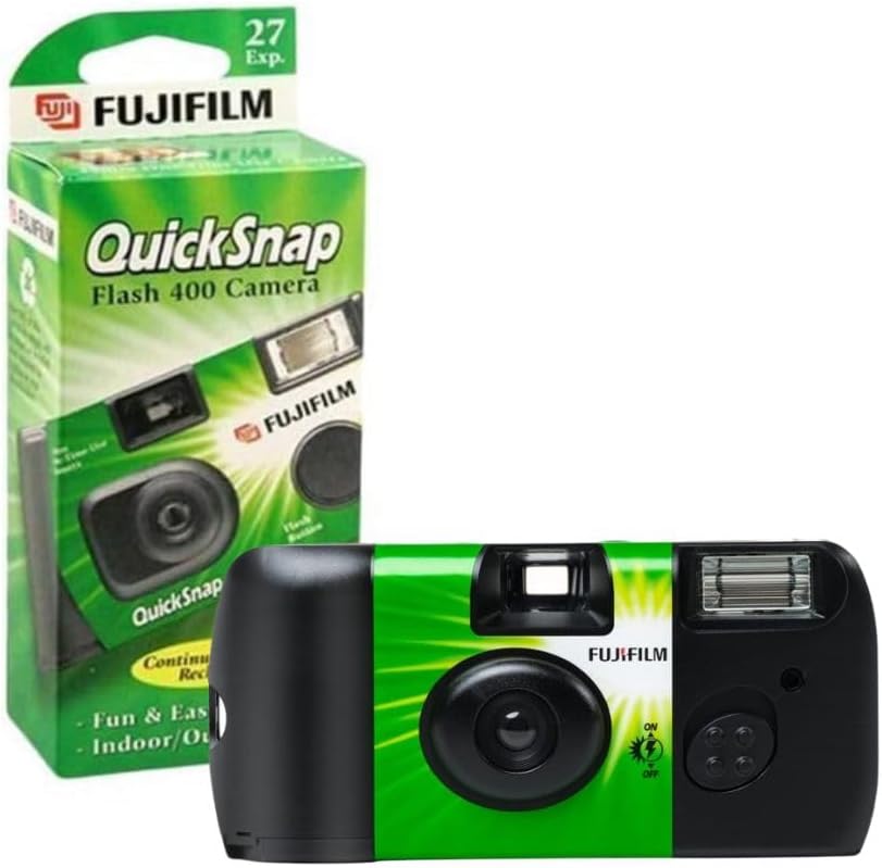 Fujifilm QuickSnap Flash 400 One Time Use 35mm Camera with Flash, 27 Exposures (20 Pack)