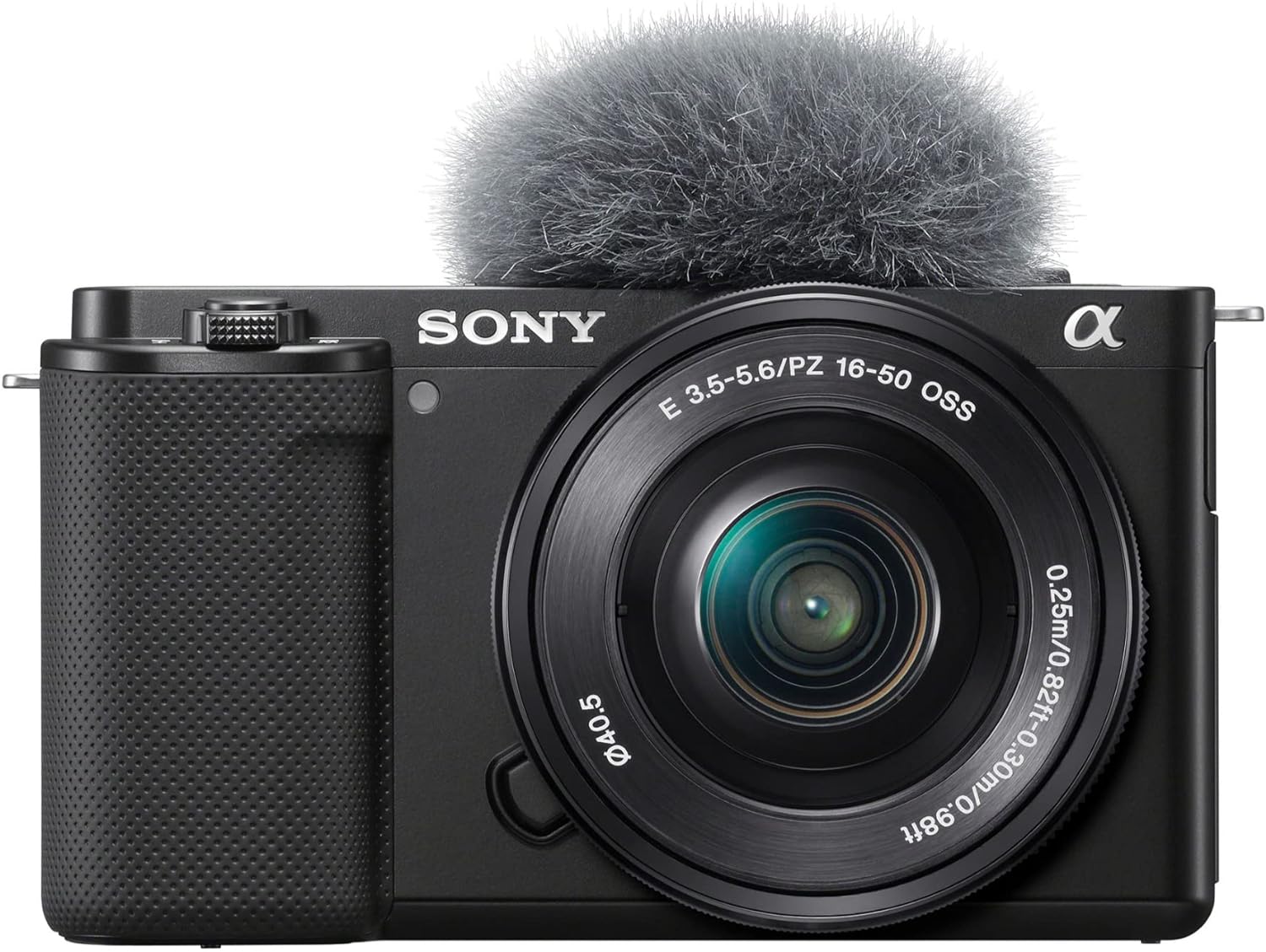 Sony Alpha ZV-E10 - APS-C Interchangeable Lens Mirrorless Vlog Camera Kit - Black