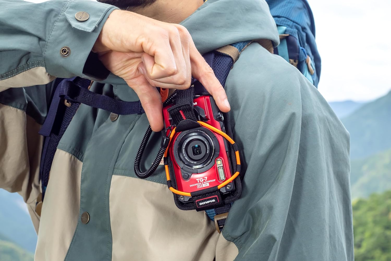 Olympus Tough TG-7 Digital Camera (Red)